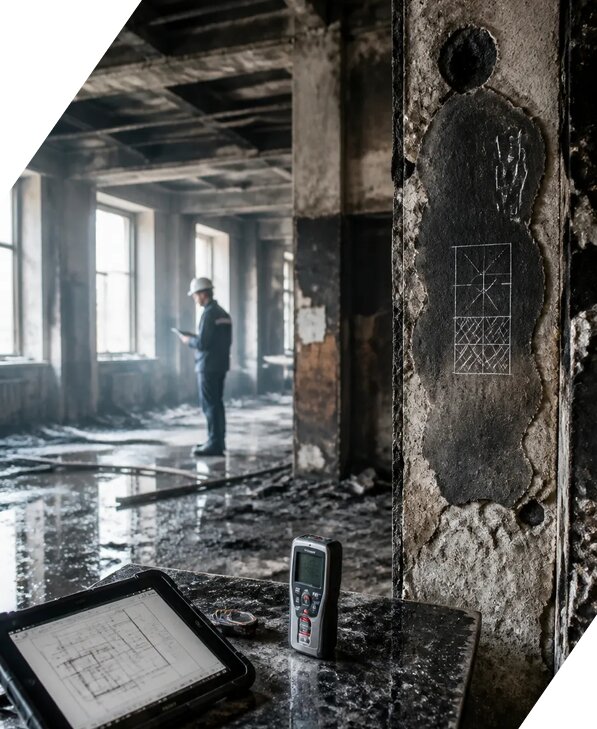 Обследование зданий после пожара в Тюмени от 15311 р. | ЭкспертизаРоссия
